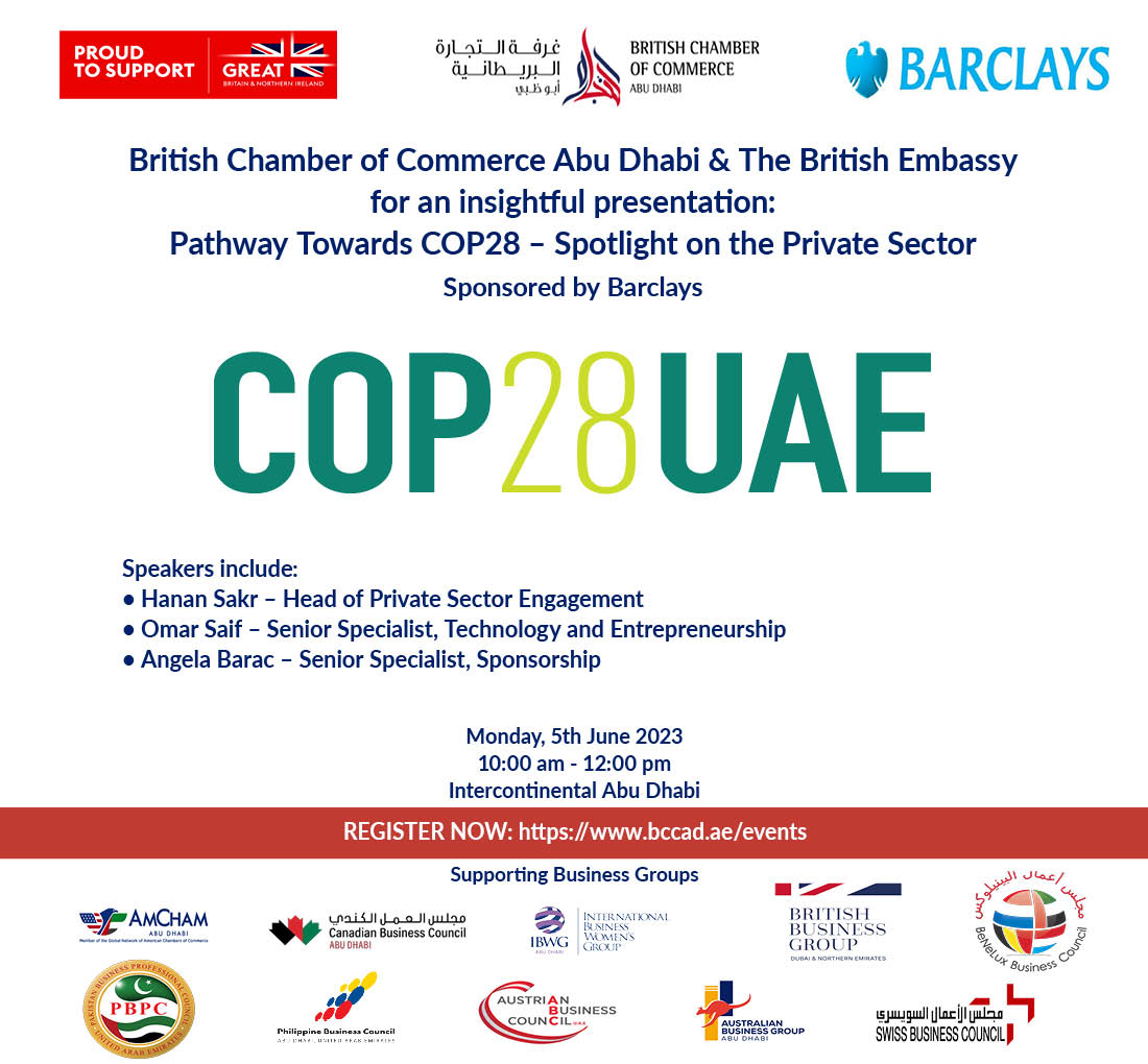 Pathway Towards COP28: Key Themes, Issues And Priorities | British ...